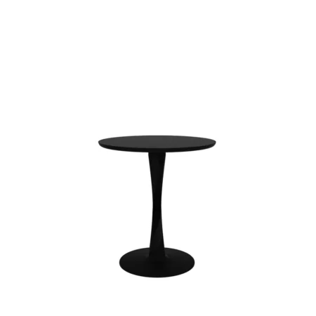 Ethnicraft Torsion spisebord Sortbejdset eg, Ø70 cm