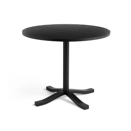 HAY Pastis Table spisebord Ø90 Black lacquered ash
