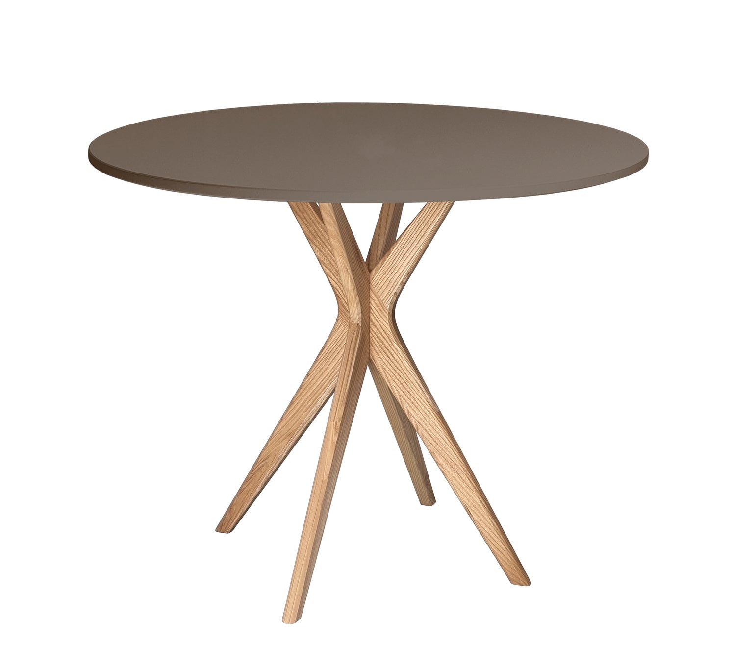 JUBI lille rundt spisebord diam. 70cm Beaver Brown JUBI lille rundt spisebord diam. 70cm Beaver Brown