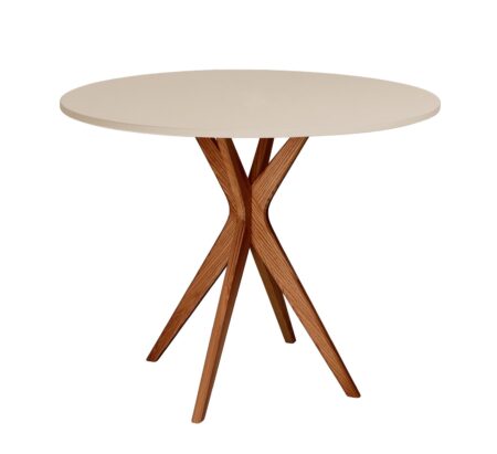 JUBI lille rundt spisebord diam. 70cm Oak Brown Beige