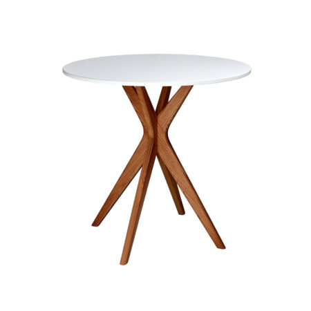 JUBI lille rundt spisebord diam. 70cm Oak White