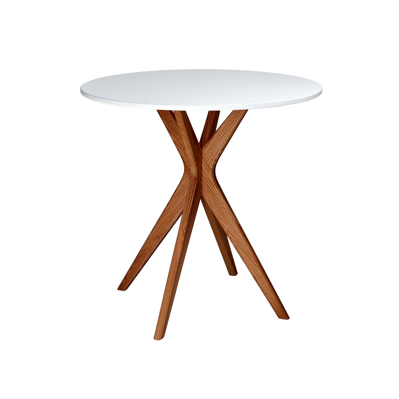 JUBI lille rundt spisebord diam. 70cm Oak White JUBI lille rundt spisebord diam. 70cm Oak White
