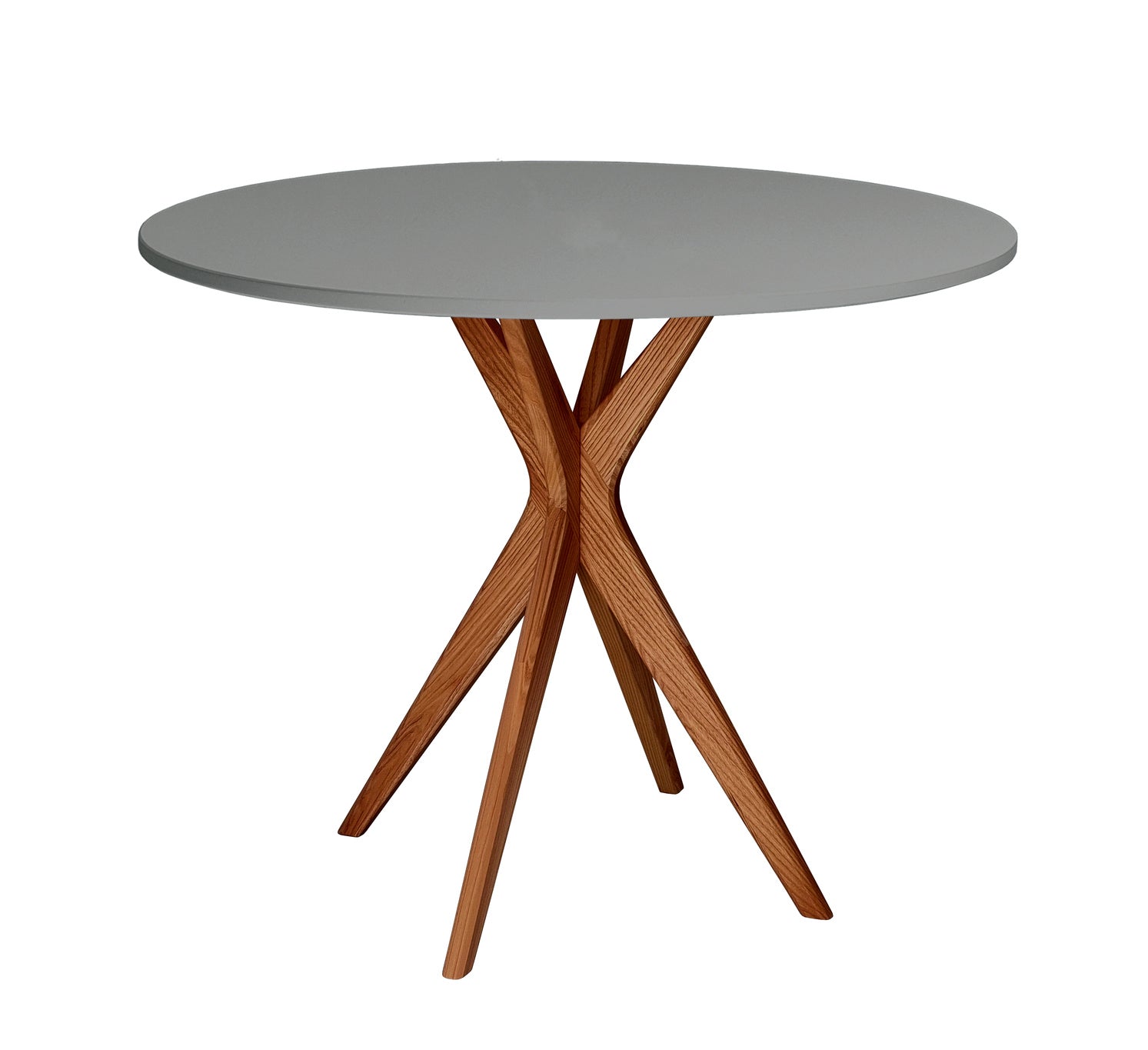 JUBI lille rundt spisebord diam. 70cm oak concrete grey JUBI lille rundt spisebord diam. 70cm oak concrete grey