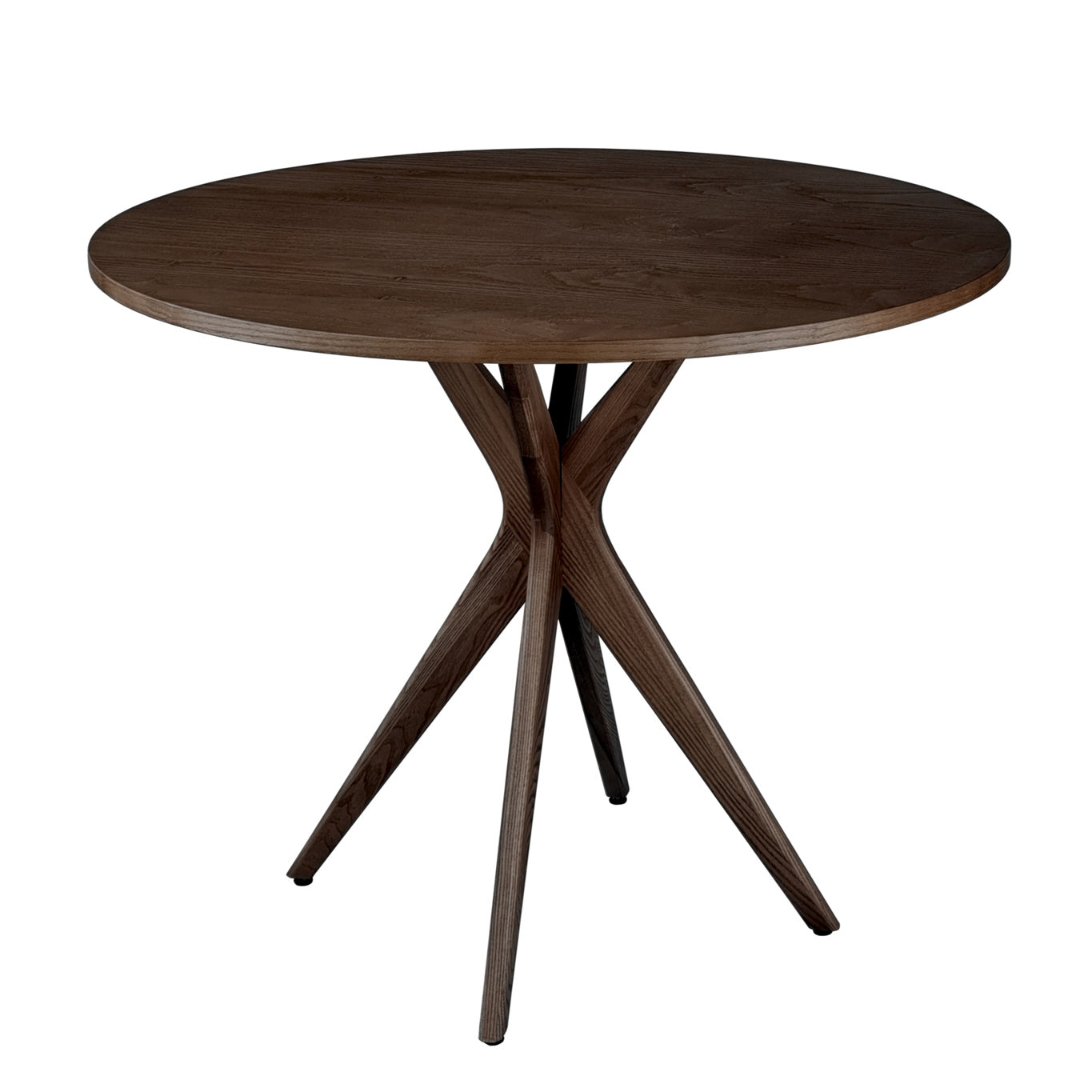 JUBI rundt spisebord diam. 80cm walnut JUBI rundt spisebord diam. 80cm walnut