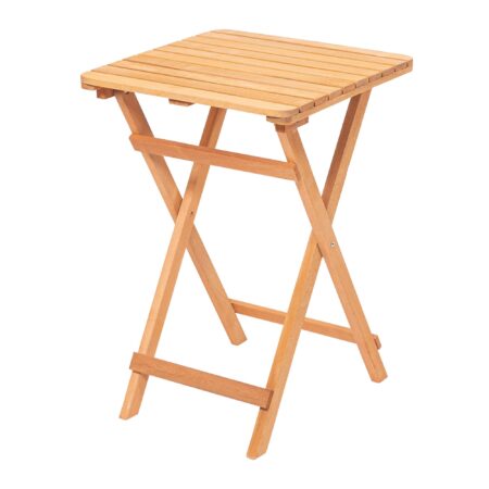 NORDVÄRK My021 havebord, foldbar, kvadratisk - natur bøgetræ (60x60)