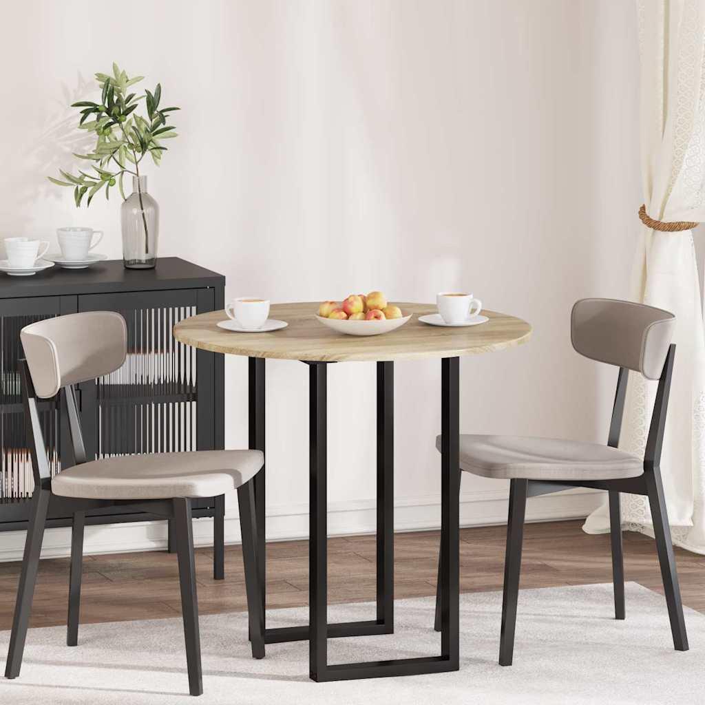 Rund bordplade i konstrueret træ Ø 80 cm - Sonoma-eg Rund bordplade i konstrueret træ Ø 80 cm - Sonoma-eg