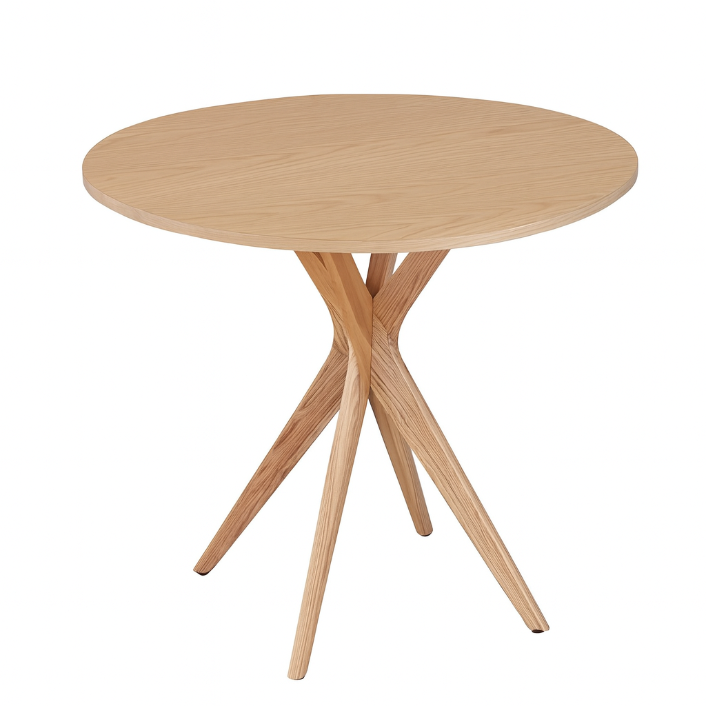 Rundt spisebord diam. 90cm i asketræ Rundt spisebord diam. 90cm i asketræ