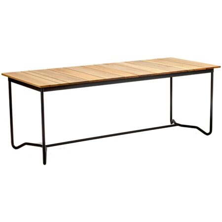 Skargaarden, Grinda Bord 85x200 cm Sort/Teak Skargaarden