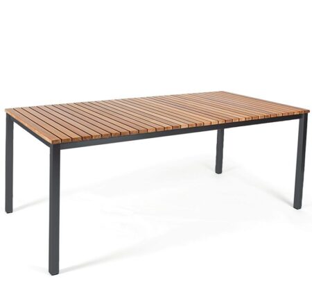 Skargaarden, Häringe Spisebord 85x170 cm Sort/Teak Skargaarden