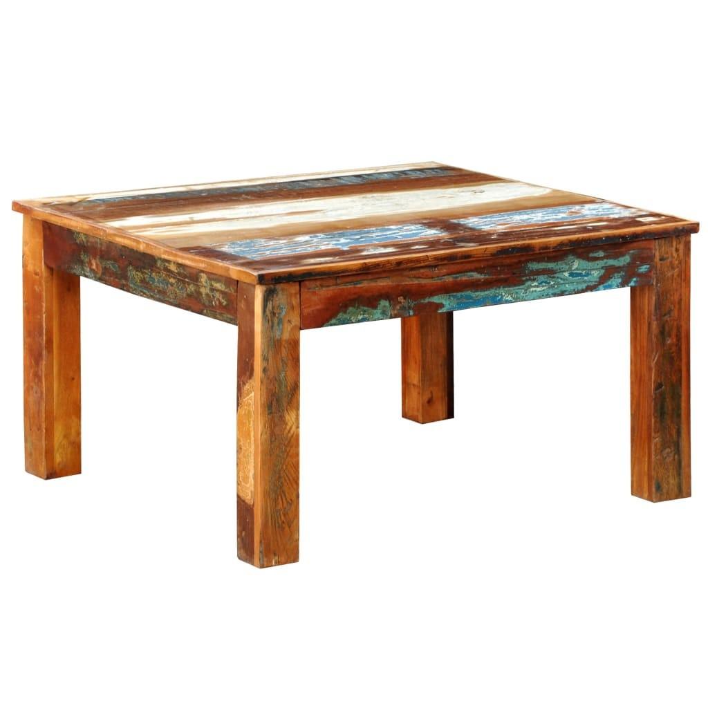 Sofabord i genbrugstræ - 80 x 80 cm Sofabord i genbrugstræ - 80 x 80 cm