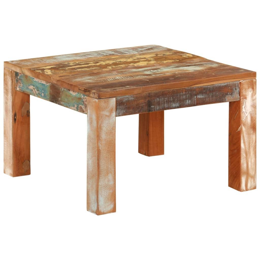 Sofabord i massivt genbrugstræ 55 x 55 x 35 cm Sofabord i massivt genbrugstræ 55 x 55 x 35 cm