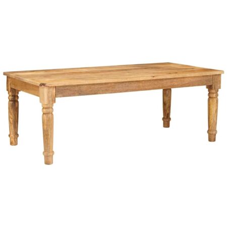 Sofabord i massivt mangotræ - brun 110 x 55 x 40 cm