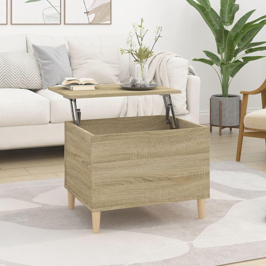 Sofabord med løftbar bordplade 60 x 44,5 x 45 cm - sonoma-eg Sofabord med løftbar bordplade 60 x 44,5 x 45 cm - sonoma-eg