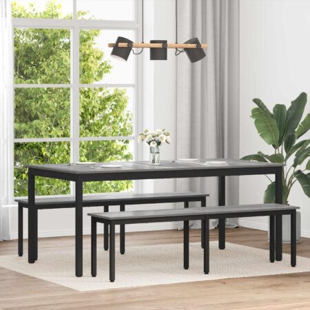 Spisebord 180 x 90 x 75 cm i konstrueret træ