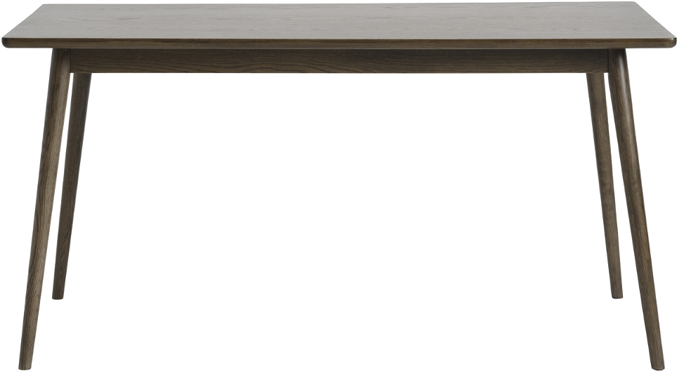 Spisebord Barrali Nordique Design røget egetræ 150x90 cm med 45 cm forlængerplade Spisebord Barrali Nordique Design røget egetræ 150x90 cm med 45 cm forlængerplade