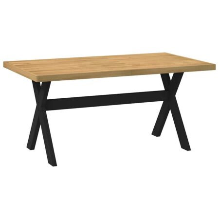 Spisebord NOAIN med X-formede ben - 160 x 90 x 75 cm