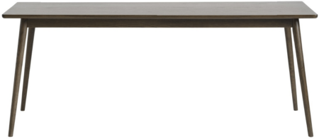 Spisebord Nordique Design Barrali rektangulært røget egetræ 190x90 cm udtræksplade til 6 pers
