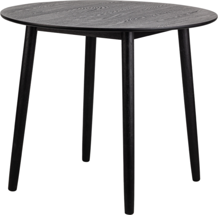 Spisebord Nordlys Furniture Tradition Ø90 cm massivt sortlakeret fyrretræ FSC-certificeret