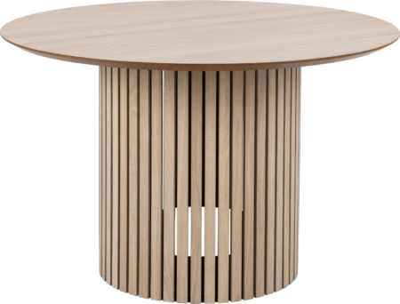 Spisebord Signature Amoria rund Ø120 cm hvidpigmenteret egetræsfinér skandinavisk design