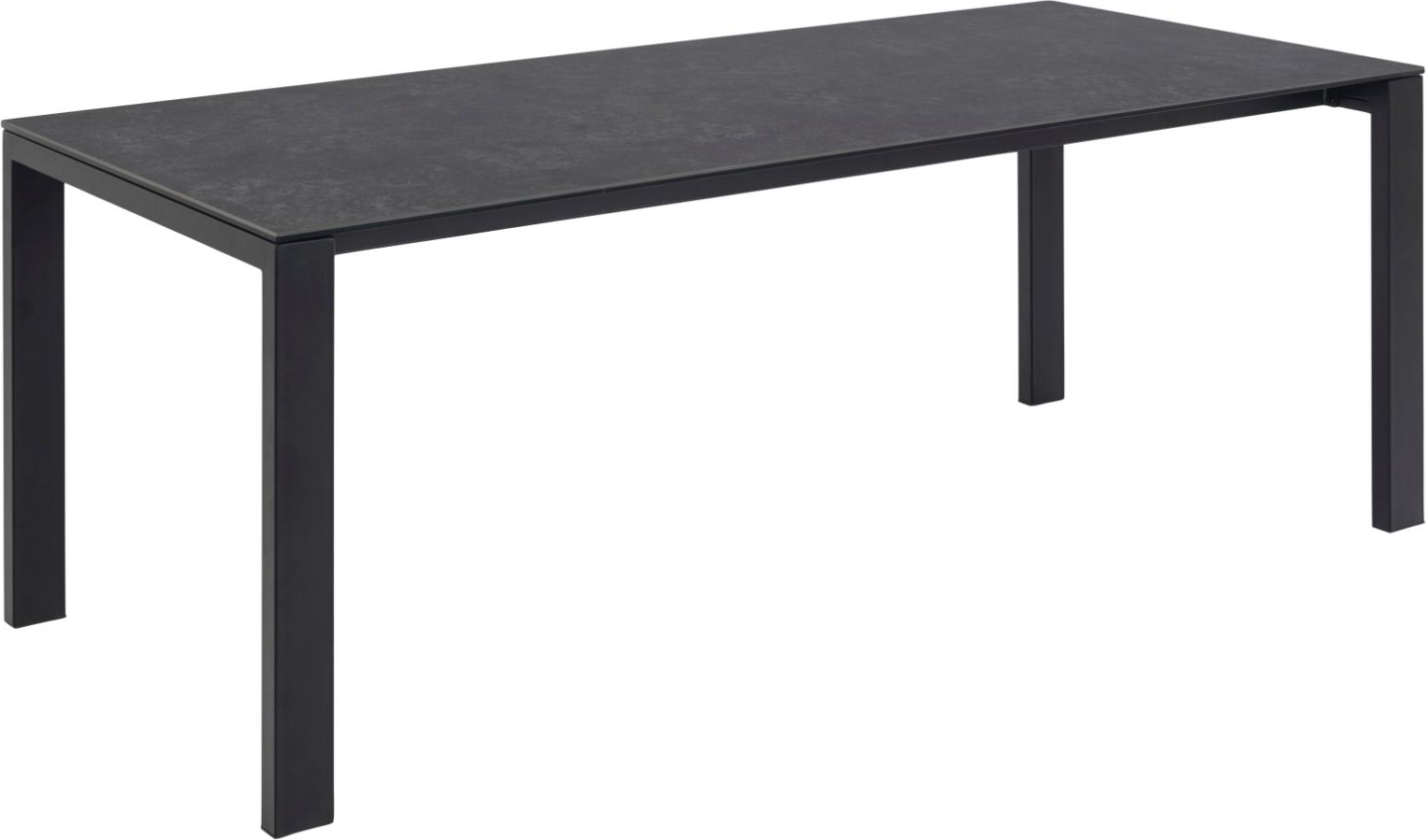 Spisebord Signature Elenique sort Fairbanks keramik & mat sort stålstel 200x90 cm Spisebord Signature Elenique sort Fairbanks keramik & mat sort stålstel 200x90 cm
