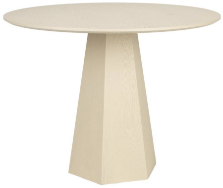 Spisebord Zuiver Pilar rund Ø100 x H76 cm perlemor askefiner & asketræ