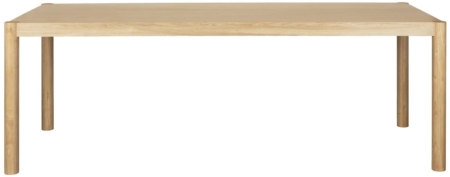 Spisebord Zuiver Sticks 220x92,5 cm natur askefiner