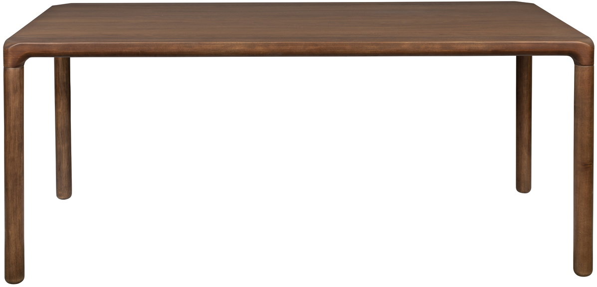 Spisebord Zuiver Storm rektangulært 160x90 cm mørk natur valnødfinér med gummitræsben Spisebord Zuiver Storm rektangulært 160x90 cm mørk natur valnødfinér med gummitræsben