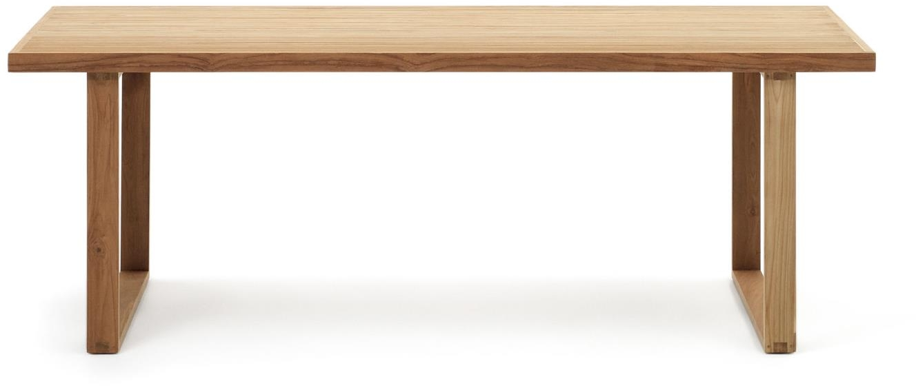 Udendørs spisebord Kave Home Canadell i massivt genanvendt teak natur 220 x 100 x 77 cm Udendørs spisebord Kave Home Canadell i massivt genanvendt teak natur 220 x 100 x 77 cm