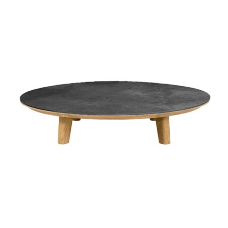 Cane-line - Aspect Coffee Table 144 - Kaffebord - Fossil Black - D144 x H31 cm