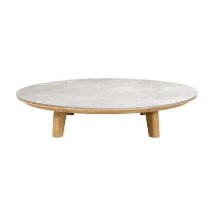 Cane-line - Aspect Coffee Table 144 - Kaffebord - Fossil Grey - D144 x H31 cm