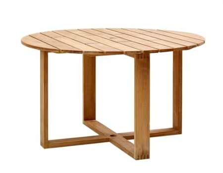 Cane-line Outdoor Endless Havebord Ø: 130 cm - Teak