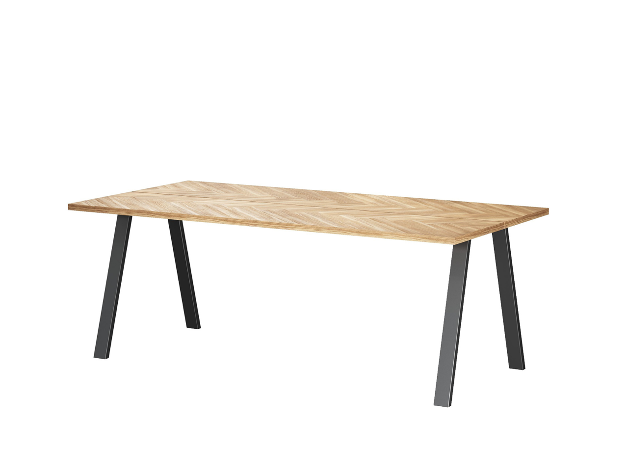 Casø 230 - spisebord (olieret eg, L200-250 x B98 (Inkl. 1 tillægsplade))
