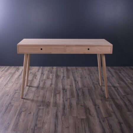 Chicago - Skrivebord med 2 skuffer, eg 120 x 60 cm Ubehandlet