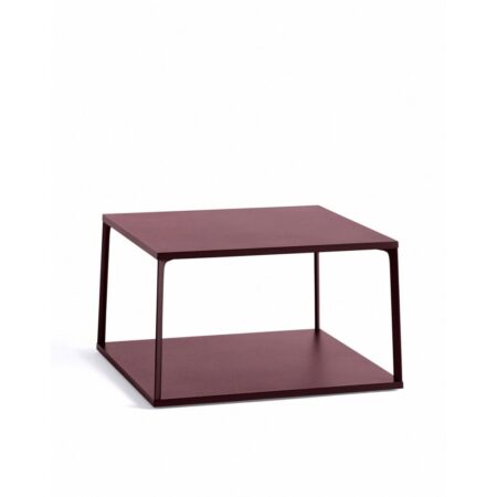 HAY - Eiffel Coffee table - Sofabord - Square - Dark Brick - L65 x D65 x H38 cm
