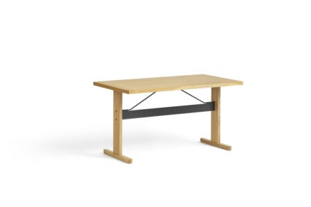 HAY Passerelle Desk 140x65x74 cm - Oak/Ink Black Crossbar