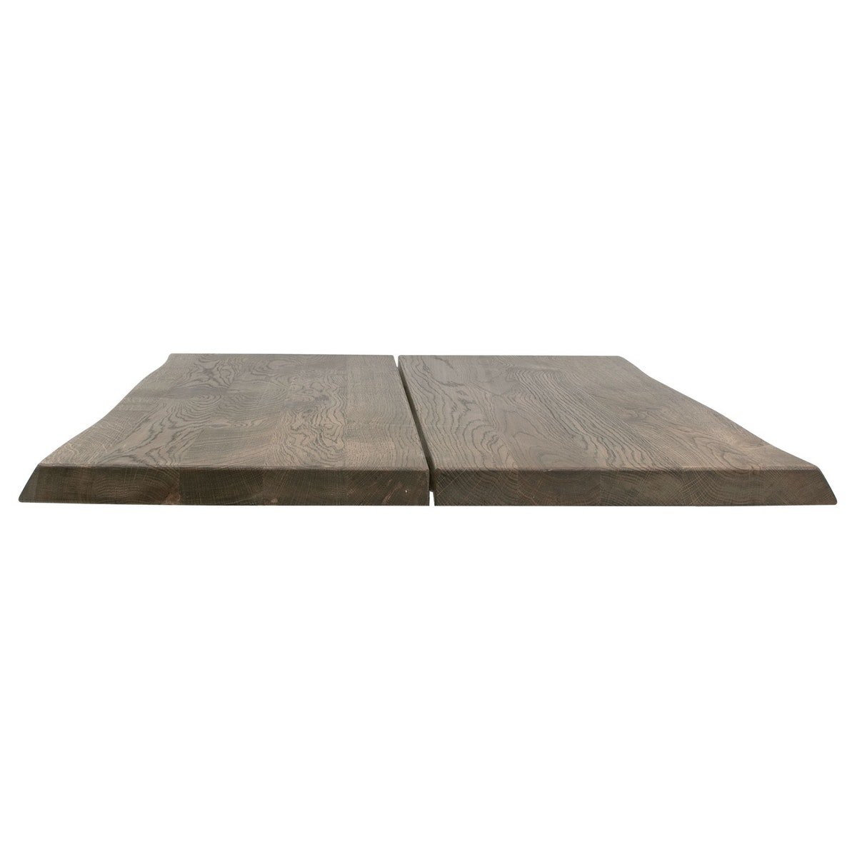 Hugin, Bordplade til plankebord, Egetræ by House of Sander (H: 4 cm. B: 103 cm. L: 200 cm., Grå)