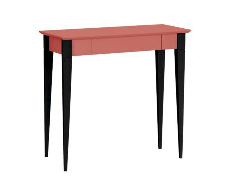 MIMO Skrivebord 85x40cm Sorte Ben Antik pink