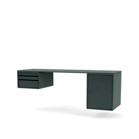 Montana Workshop skrivebord black jade 163