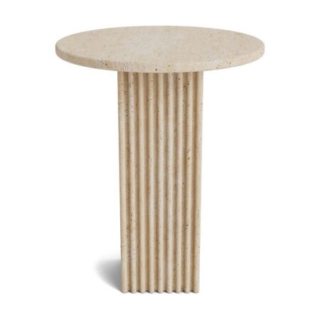 NORR11 Soho Coffee Table Tall H: 50 cm - Travertine