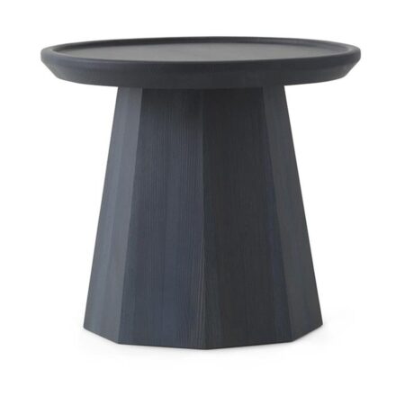 Normann Copenhagen Pine table small sidebord Ø45 cm H:40,6 cm Dark Blue