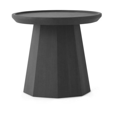 Normann Copenhagen Pine table small sidebord Ø45 cm H:40,6 cm Dark Grey