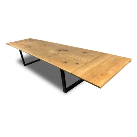 Plankebord eg med 2x tillægsplader 300 cm / 400 x 100cm
