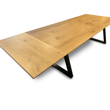 Plankebord eg med tillægsplade 240/290 x 100 cm