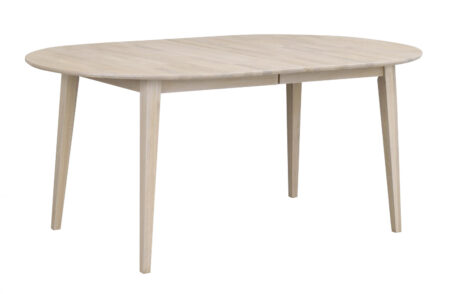ROWICO Filippa spisebord - hvidolieret eg, inkl. tillægsplade (170/210x105)