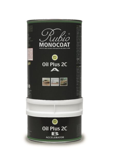 Rubio Monocoat olie Plus 2C Peacock Green 275 ml inkl. accelerator 75 ml.