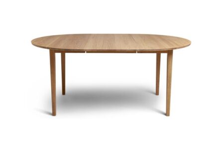 Sibast Furniture No 3 Table Ø: 120 cm inkl. 1 tillægsplade - White Oil Oak