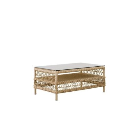 Sika-Design Georgia Garden Hazel Loungebord 100x60 cm - ALU Natur