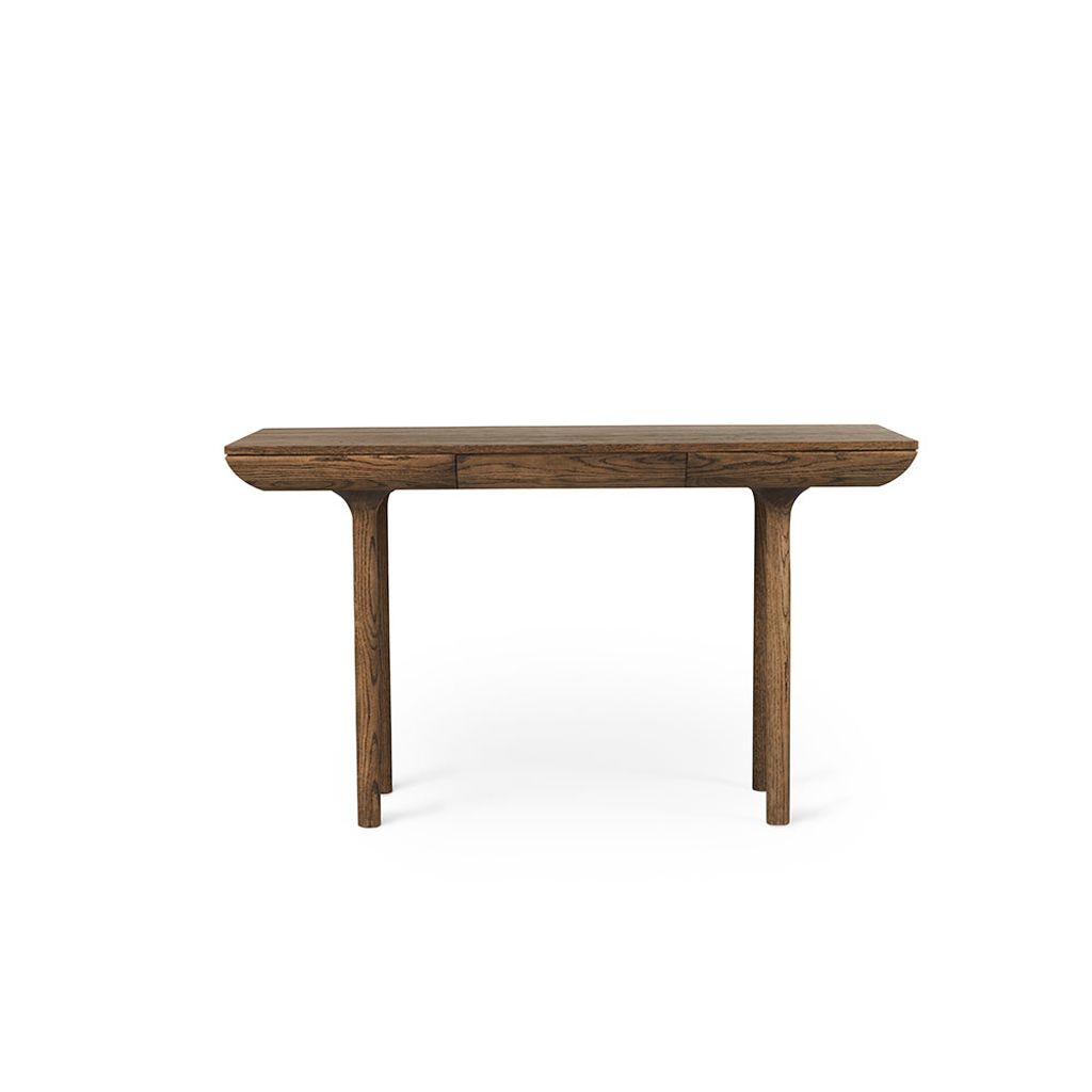Warm Nordic - RÃºna Table / 130 - Skrivebord - Smoked Oak - L130 x W65 x H75 cm